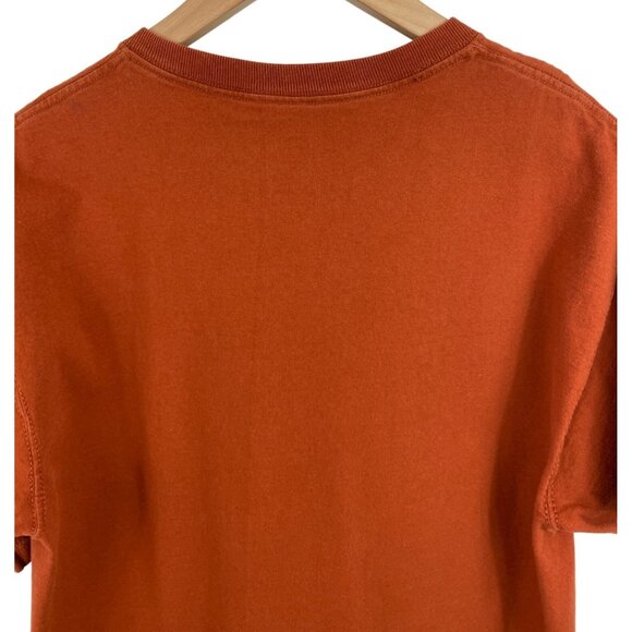 Vintage 90s Ohio EST. 1803 Orange Short Sleeve T -Shirt Mens Size Large - Picture 5 of 6
